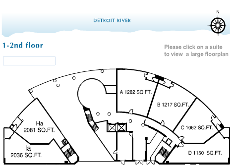 1st and 2nd Floor Plans at Portofino