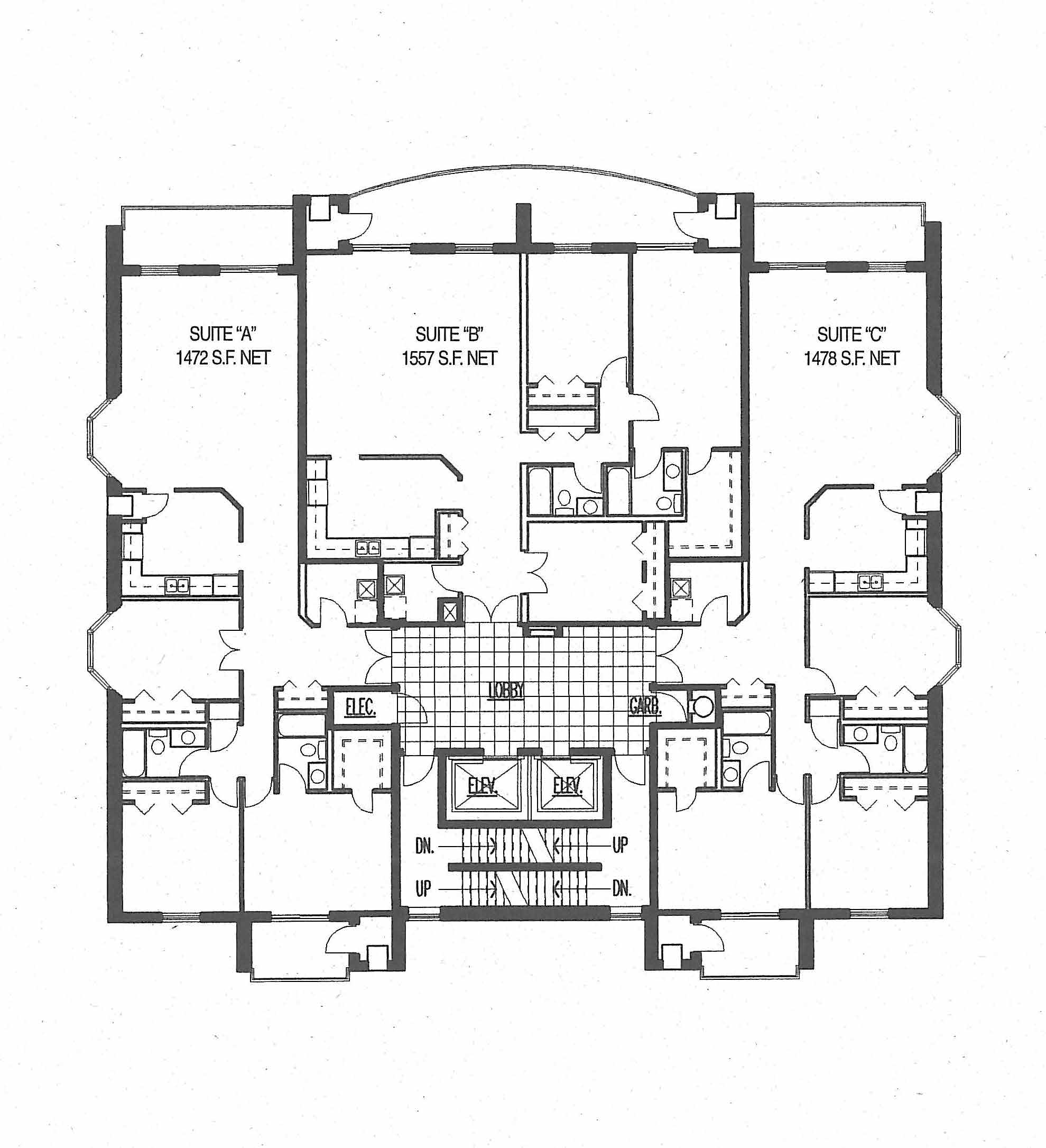 Reaume Park - 2nd through 12th Floor